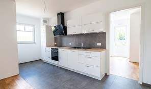 Küche Neubauwohnung Zenz Massivhaus